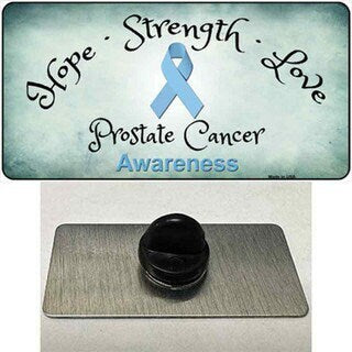 Prostate Cancer Ribbon Awareness Lapel Pin - Hope Strength Love Metal Hat Pin Backpack Tie Shirt Button Pinback Craft Supply