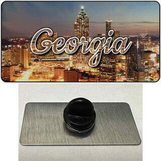Georgia City Lights State Lapel Pin - United States Tourist Travel Gift Metal Hat Pin Backpack Tie Shirt Button Pinback Craft Supply