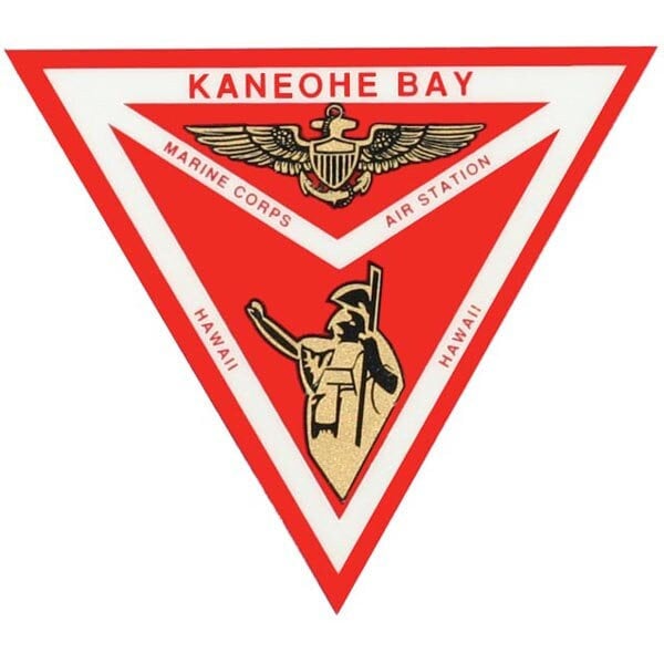 Marine Corps Air Station MCAS Kaneohe Bay Clear Decal Sticker - Marines Hawaii Clear Decal Car Truck Window Vehicle Military Craft Supply