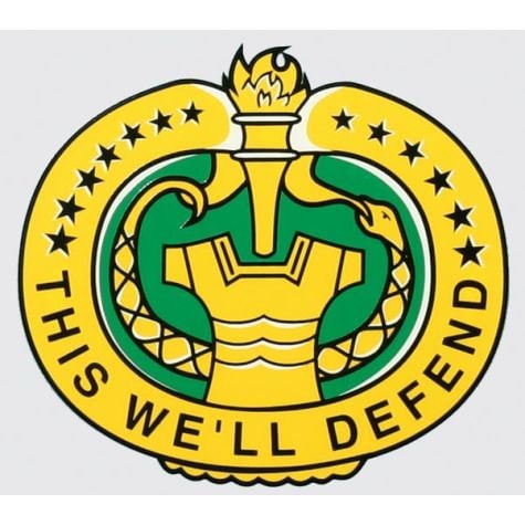 ARMY Drill Sergeant Badge Clear Decal Sticker - United States Army This We'll Defend Clear Decal Car Truck Window Vehicle Military