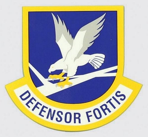 AIR FORCE Defensor Fortis Clear Decal Sticker - United States Air Force Security Forces USAF Clear Decal Car Truck Window Vehicle Military