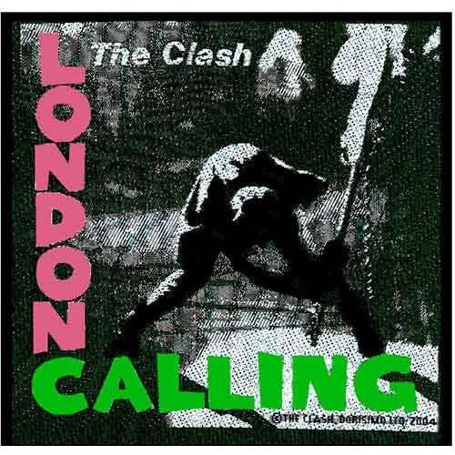 THE CLASH London Calling Patch - 3.75x3.75 Inch - Clash Album Cover Rock Band Embroidered Patch Applique Craft Supply - Officially Licensed