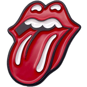 ROLLING STONES Lapel Pin - 1.25 Inch - Mick Jagger Keith Richards Rolling Stones Classic Tongue Logo Rock Band Enamel Lapel Pin Craft Supply