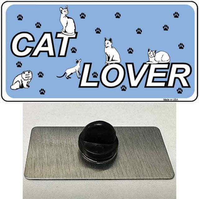 Cat Lover Lapel Pin - Love Kittens Kitty Cat Love Pet Metal Hat Pin Backpack Tie Shirt Button Pinback Craft Supply