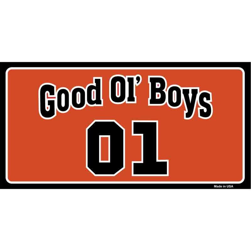 Dukes Of Hazard 01 Good Ol' Boys Sticker Decal - 6x3 Inch - Novelty Rectangle Sticker Decal - Water Resistant Car Truck Window Craft Supply