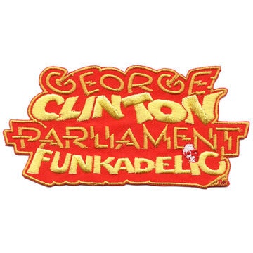 GEORGE CLINTON Parliament Funkadelic Patch - 4x2.1 Inch - George Clinton Funk Musician Band Embroidered Patch Applique Craft Supply