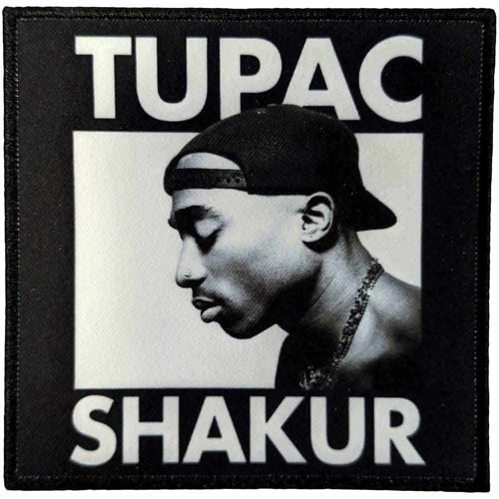 TUPAC Patch - 4x4 Inch - Tupac Shakur 2pac Only God Can Judge Me Embroidered Patch Applique Craft Supply - Officially Licensed