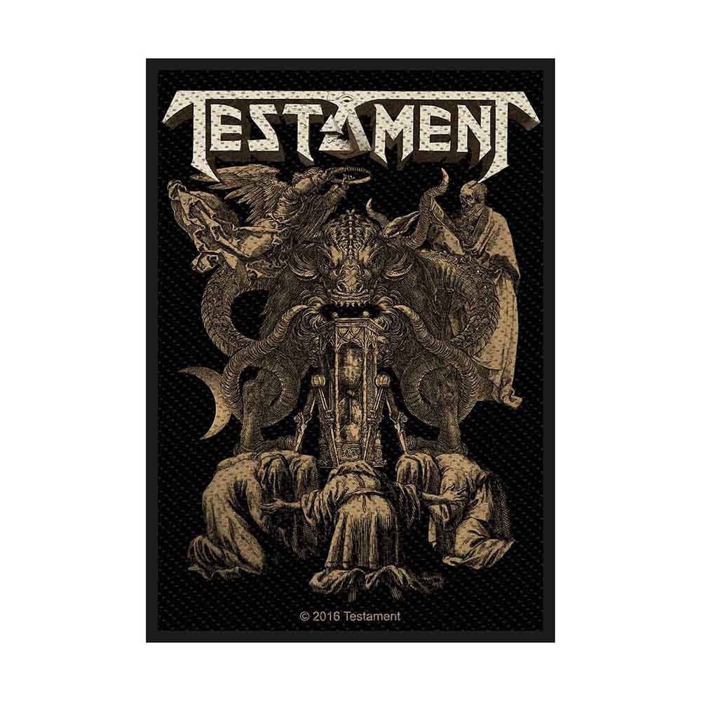 TESTAMENT Patch - 3x4 Inch - Testament Demonarchy Album Thrash Metal Band Embroidered Patch Applique Craft Supply - Officially Licensed