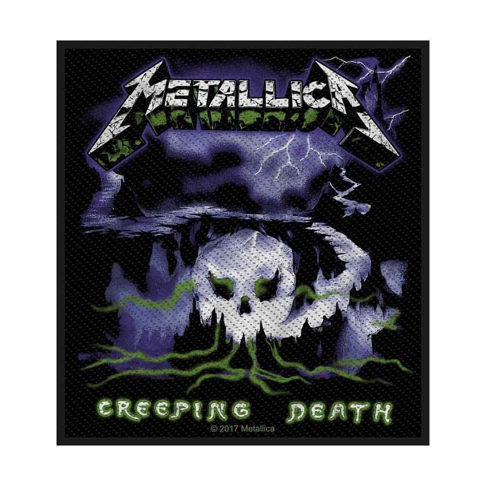 METALLICA Patch - 4x4 Inch - Metallica Creeping Death Album Heavy Metal Band Embroidered Patch Applique - Officially Licensed