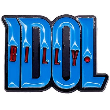 BILLY IDOL Lapel Pin - 1.25 Inch - Billy Idol Logo American Rock Star Legend Band Enamel Lapel Pin Craft Supply