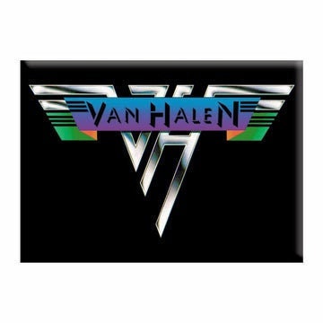 VAN HALEN Band Metal Logo Magnet for Refrigerators and Lockers - Rock Band Craft Supply (Fridge Magnet)