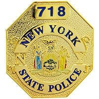 New York State Police Lapel Pin - 1.5 Inch - New York State Trooper - Enamel Pin Backpack Tie Shirt Trading Button Pinback Craft Supply