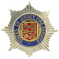 Jersey Fire and Rescue Service Lapel Pin - 1 Inch - Jersey Fire Service - Enamel Pin Backpack Tie Shirt Trading Button Pinback Craft Supply