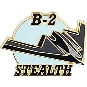 AIR FORCE Northrop Grumman B-2 Spirit Military Lapel Pin - Stealth Bomber Aircraft Enamel Pin for Backpack Tie Shirt Trading Button Pinback
