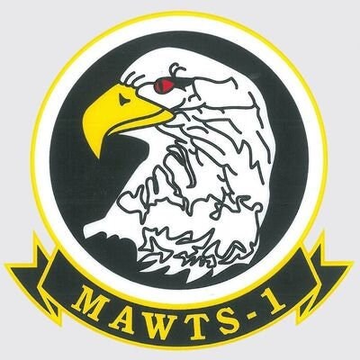 Marines MAWTS-1 Clear Decal Sticker - Marine Aviation Weapons Tactics Squadron One Clear Decal Car Truck Window usmc Military Craft Supply