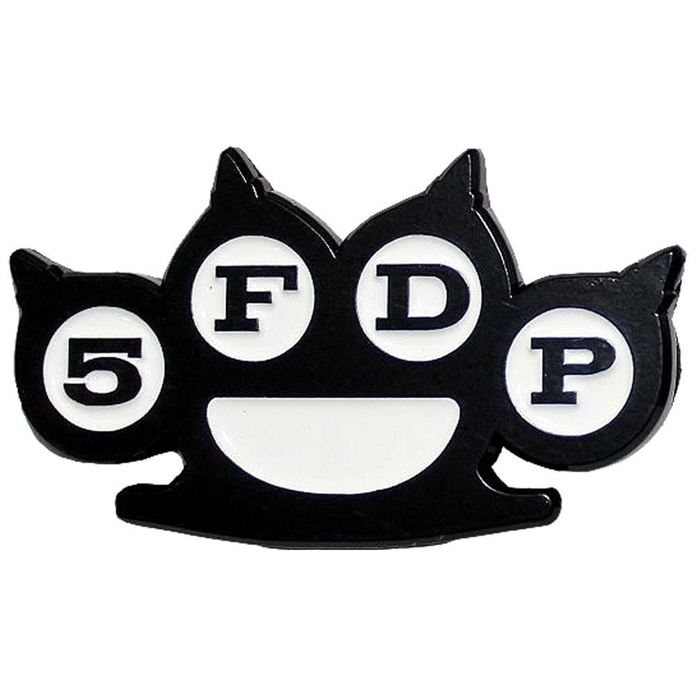 Five Finger Death Punch Cast Metal Pin Badge - Approx 1 Inch - 5FDP Enamel Pin - Pinback Badge Button Lapel With Butterfly Clutch Attachment