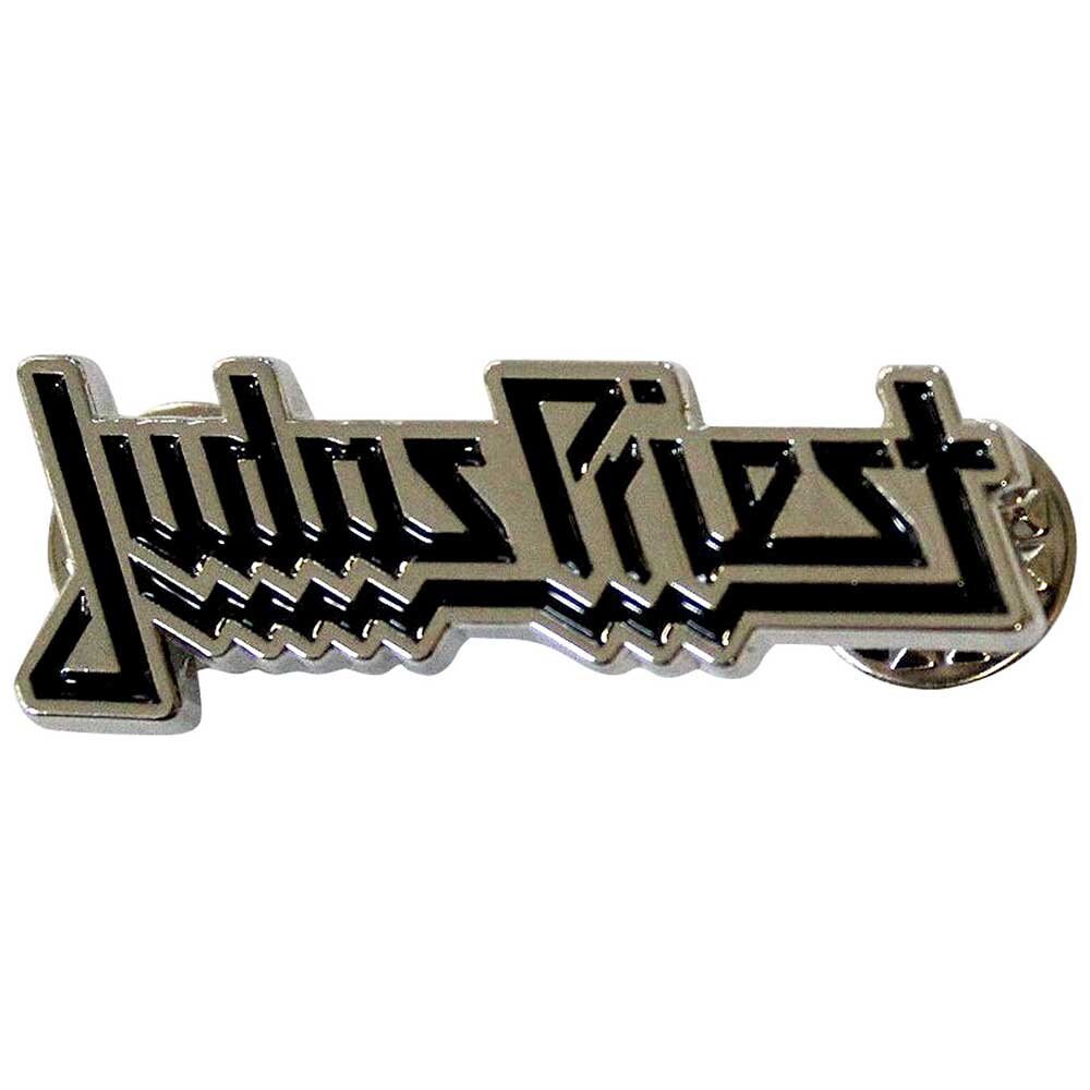 JUDAS PRIEST Cast Metal Pin Badge - Approx 1 Inch - Band Logo Enamel Pin - Pinback Badge Button Lapel With Butterfly Clutch Attachment