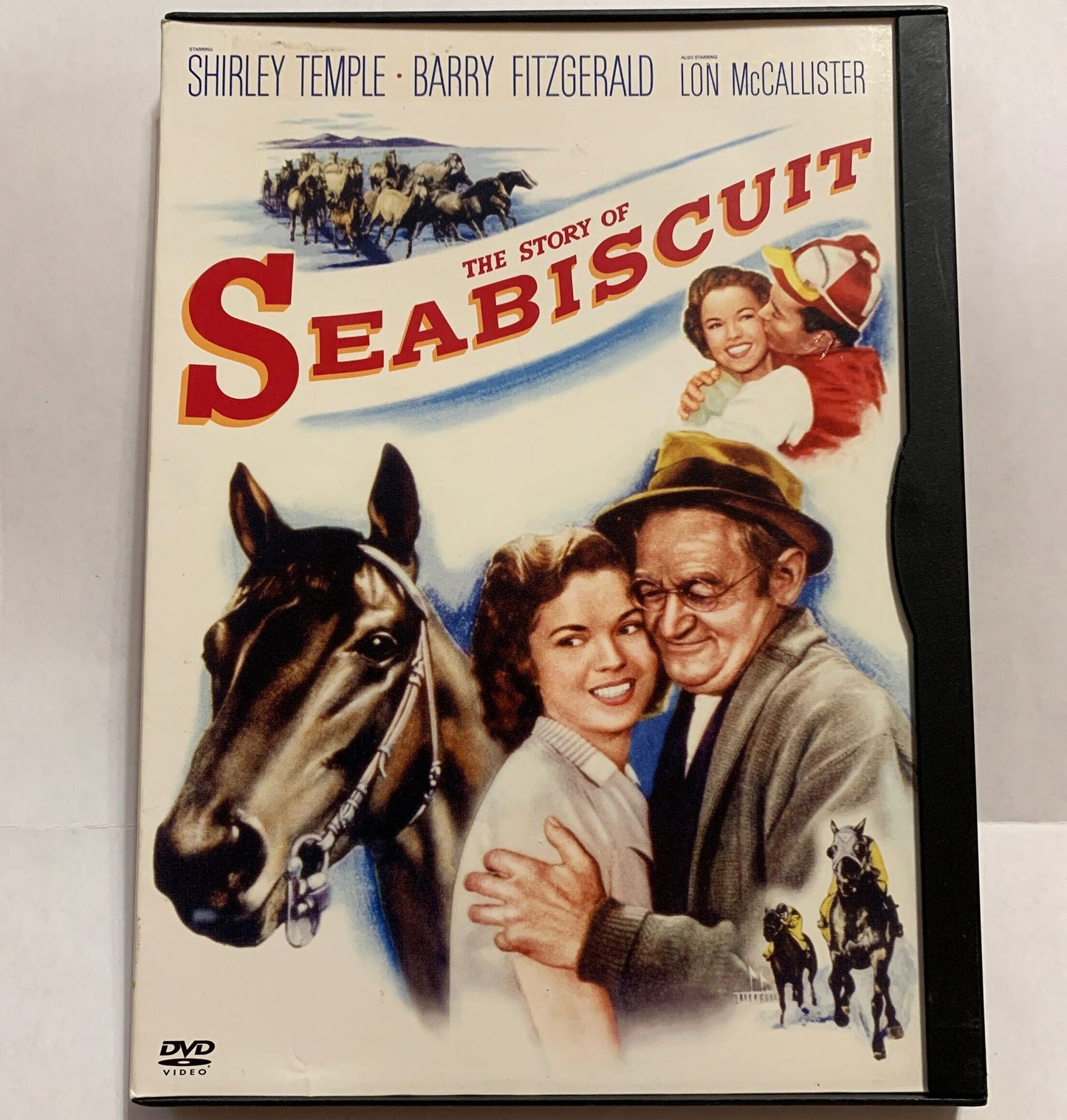 The Story of Seabiscuit (DVD, 1949) Shirley Temple - Very Good Condition ** Spend 35.00 and get FREE SHIPPING! **