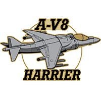 AV-8 HARRIER Lapel Pin - AV-8b Harrier Ii Aircraft United States Marines - Enamel Pin Backpack Tie Shirt Trading Button Pinback Craft Supply