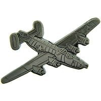B-24 LIBERATOR Pewter Lapel Pin - WWII Bomber Aircraft United States Air Force - Pin Backpack Tie Shirt Trading Button Pinback Craft Supply