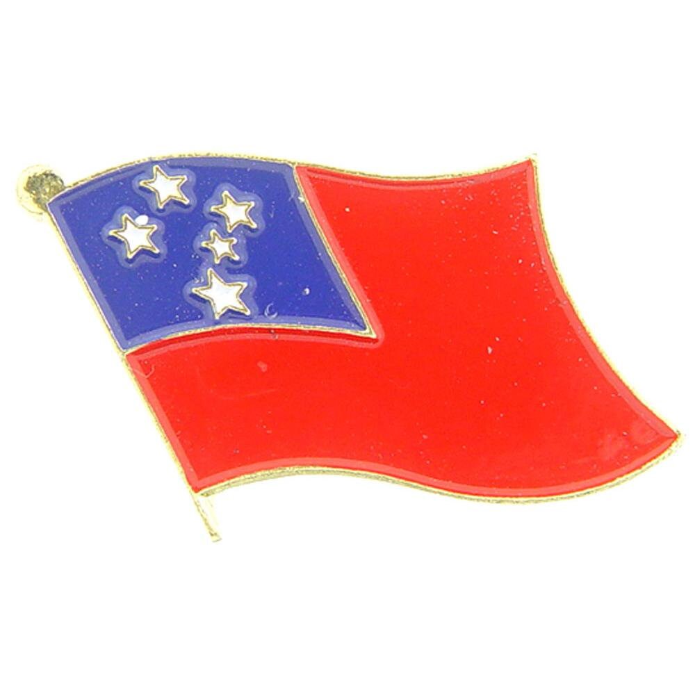 WEST SAMOA Flag Lapel Pin - Country Flag Enamel Pin for Backpack Tie Shirt Button Pinback Lapel Pin