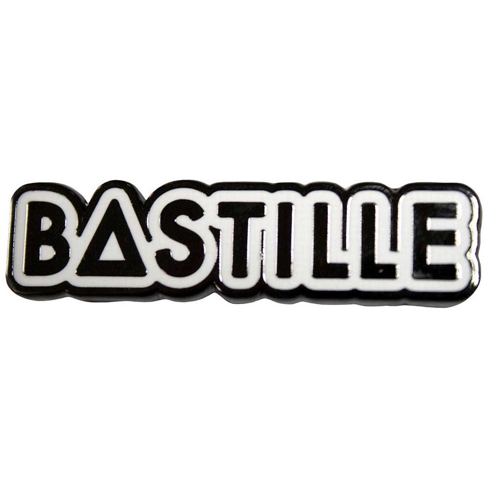 BASTILLE Cast Metal Pin Badge - Aprox 1 Inch - London Pop Band Logo Enamel Pin - Pinback Badge Button Lapel With Butterfly Clutch Attachment