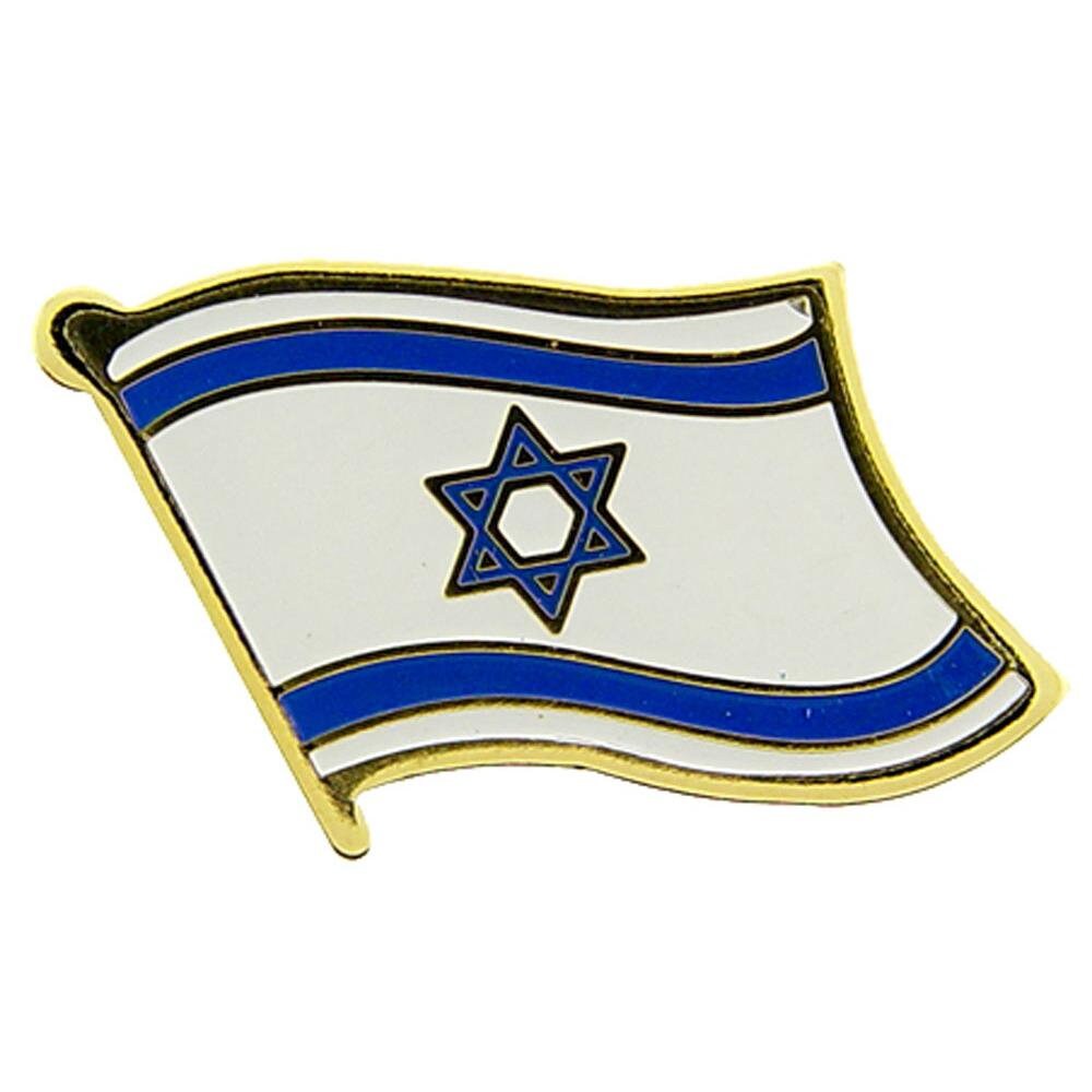 ISRAEL Flag Lapel Pin - Country Flag Enamel Pin for Backpack Tie Shirt Button Pinback Lapel Pin