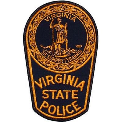 VIRGINIA State Police Embroidered Patch - Virginia State Troopers State Police Highway Patrol - Patch Applique Craft Supply