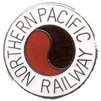 Northern Pacific Railway Lapel Pin - Railroad Railway Steam Train - Enamel Pin Backpack Tie Shirt Trading Button Pinback Craft Supply