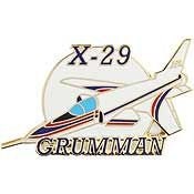 X-29 GRUMMAN Lapel Pin - NASA Aircraft United States Air Force USAF - Enamel Pin Backpack Tie Shirt Trading Button Pinback Craft Supply