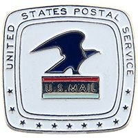 US Mail Postal Service Lapel Pin - United States Postal Original Logo - Enamel Pin Backpack Tie Shirt Trading Button Pinback Craft Supply