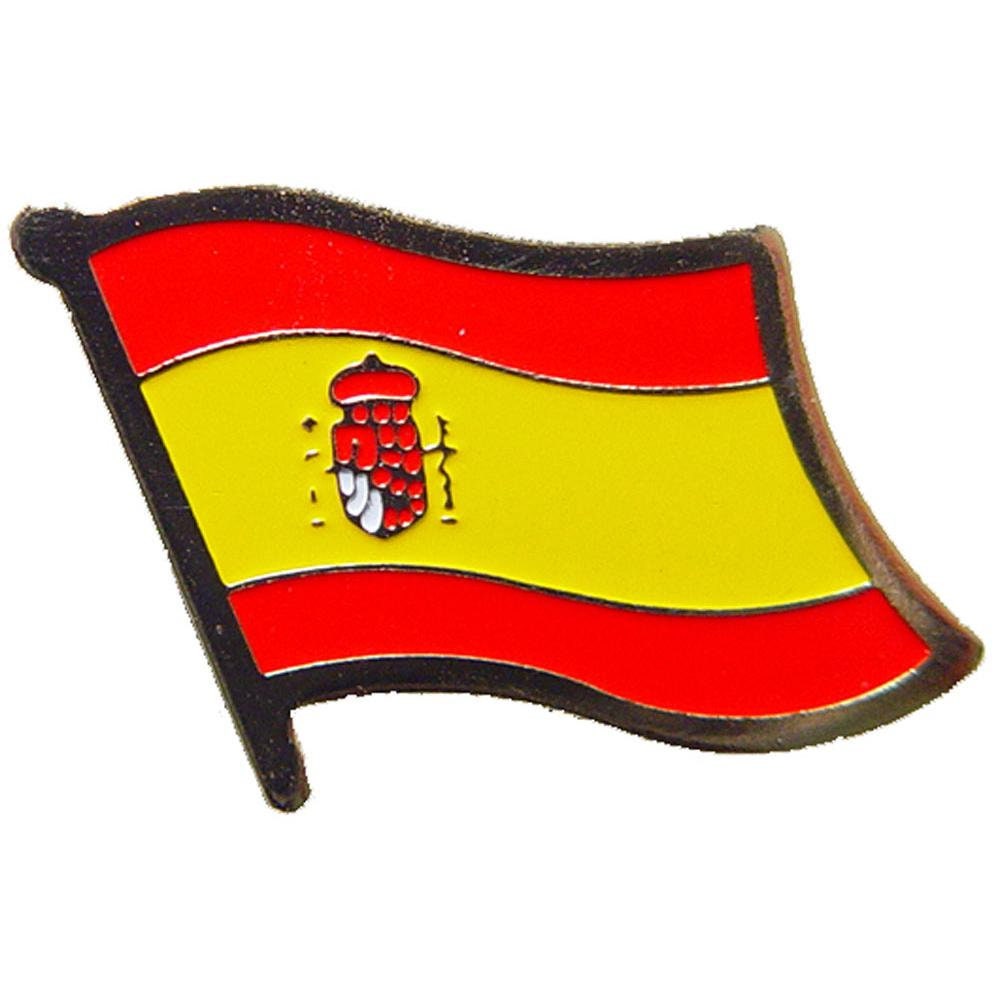 SPAIN Flag Lapel Pin - Country Flag Enamel Pin for Backpack Tie Shirt Button Pinback Lapel Pin