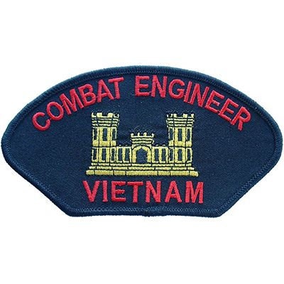 ARMY Hat Patch - United States ARMY Combat Engineer Vietnam Army Sapper Military Embroidered Patch Applique Craft Supply