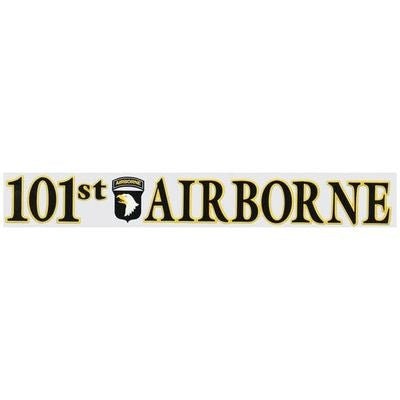 101st AIRBORNE Window Strip Decal - United States Army Screaming Eagles Window Strip Decal Military For Car Truck Window Craft Supply