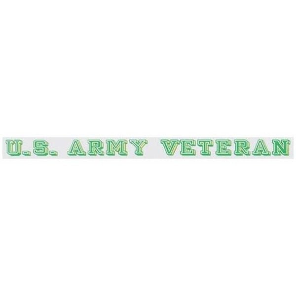U.S. ARMY VETERAN Window Strip Decal - United States Army Veteran Window Strip Decal Military For Car Truck Window Craft Supply