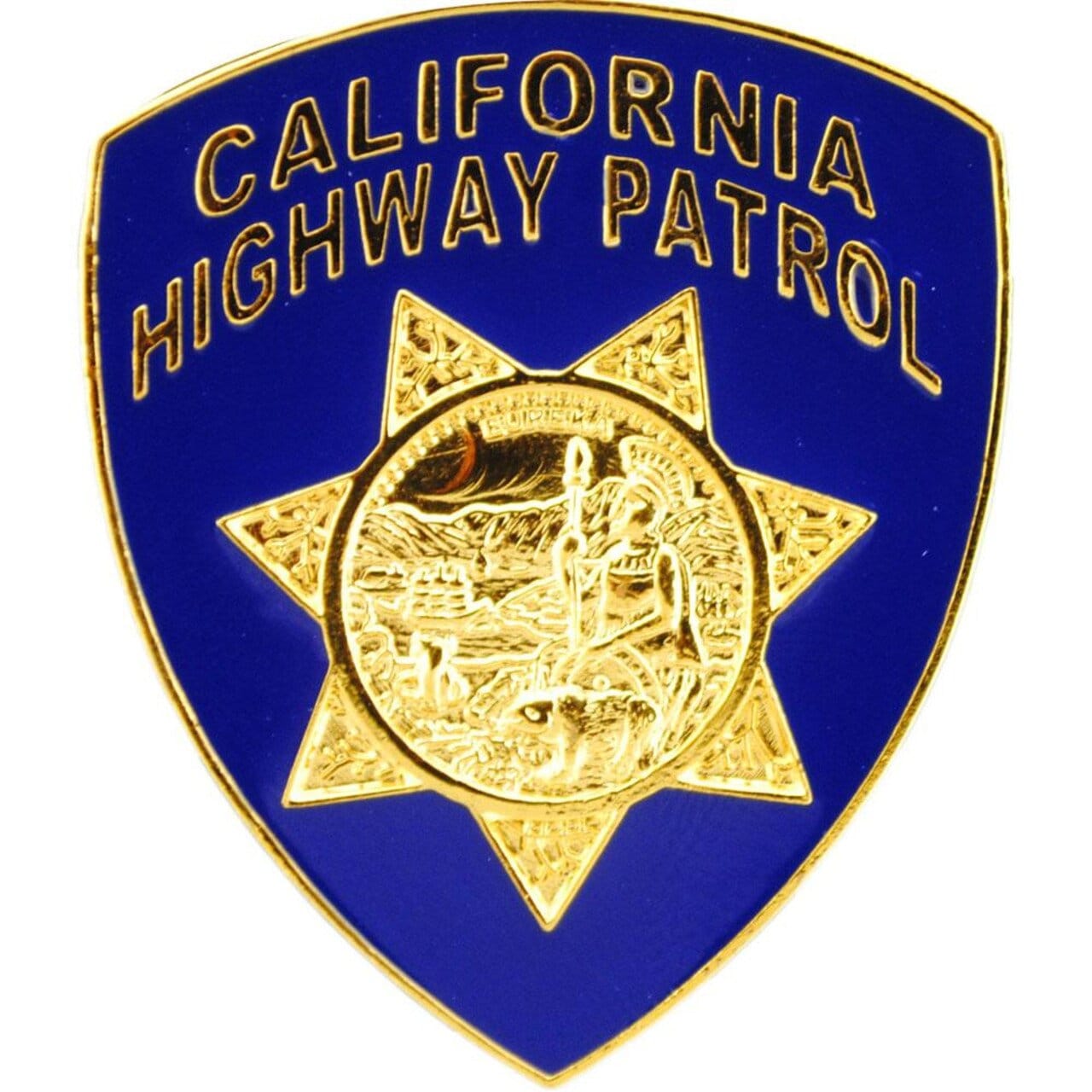 California Highway Patrol Lapel Pin - State Trooper Police Patrol - Enamel Pin Backpack Tie Shirt Trading Button Pinback Craft Supply