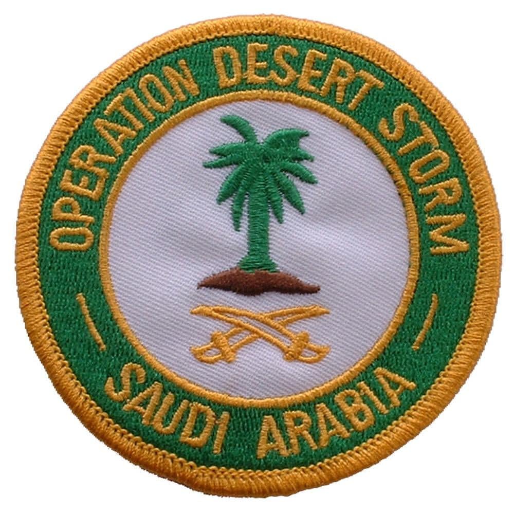 Operation Desert Storm Saudi Arabia Patch - United States Military Embroidered Patch Applique Craft Supply