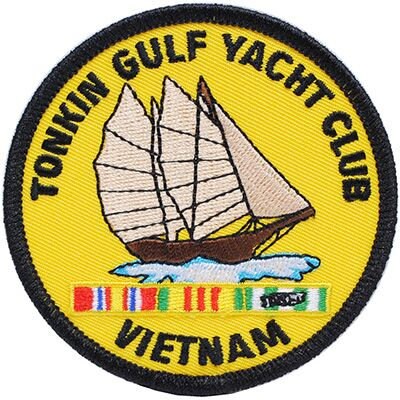 Tonkin Gulf Yacht Club Vietnam Patch - Embroidered Patch Applique Craft Supply