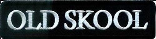 OLD SKOOL SCHOOL Biker Motorcycle Embroidered Patch