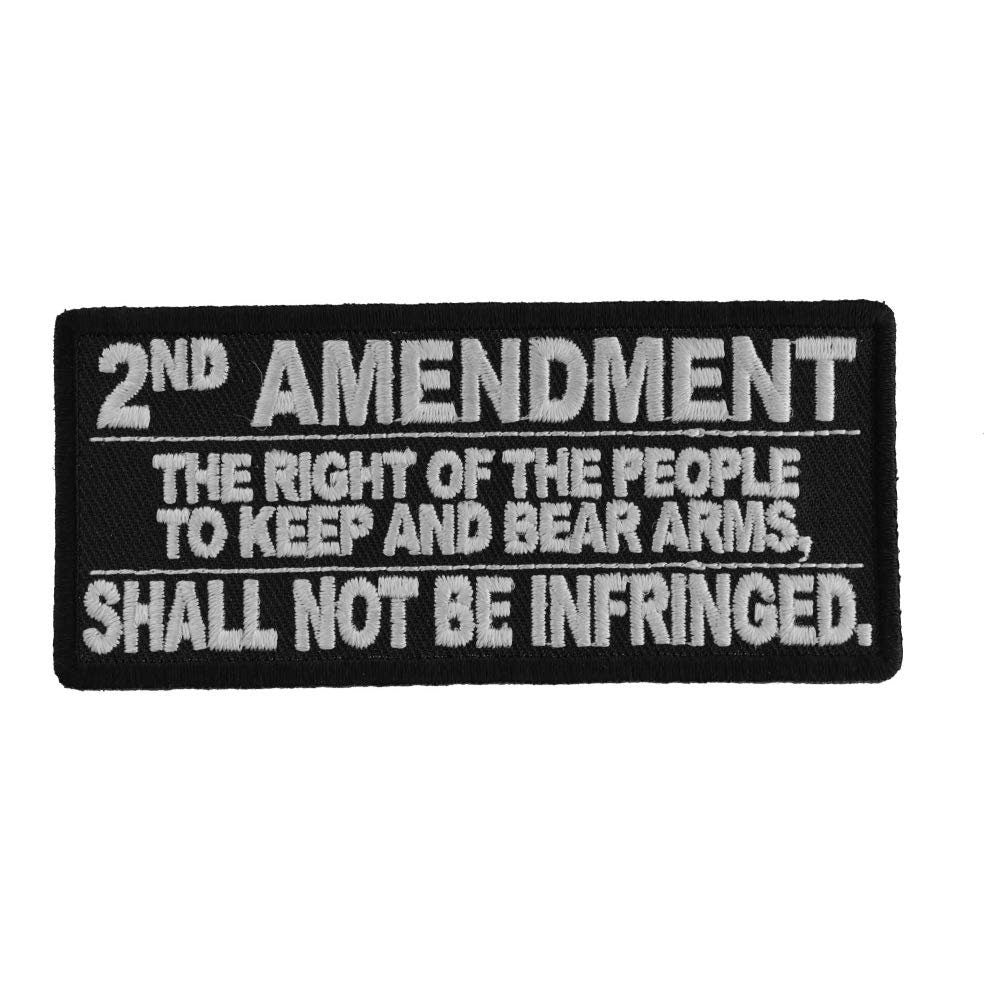 2ND AMENDMENT Right Of The People Bear Arms Embroidered Patch Craft Supply