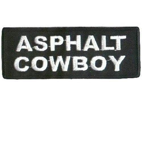 ASPHALT COWBOY Biker Motorcycle Embroidered Patch