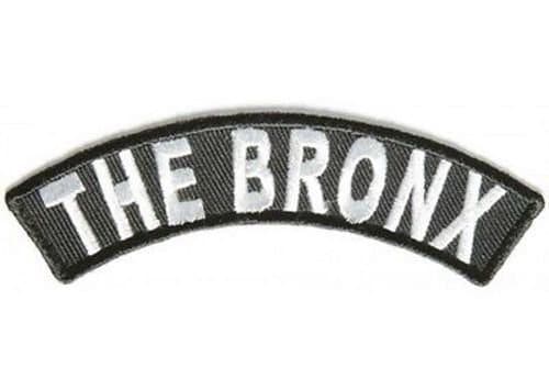 THE BRONX NYC New York Rocker Biker Motorcycle Embroidered Patch Craft Supply