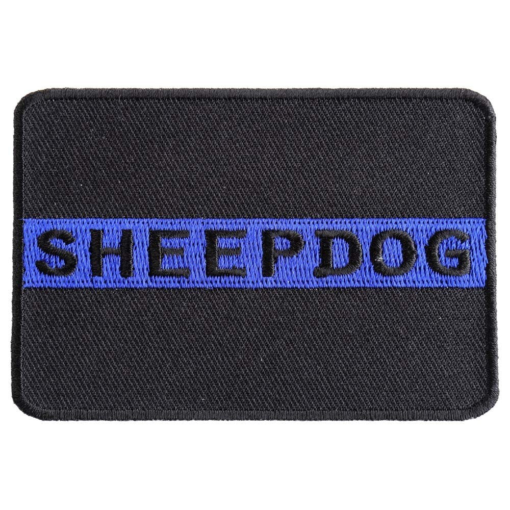 SHEEPDOG Thin Blue Line Police Law Enforcement Sheriff Patch