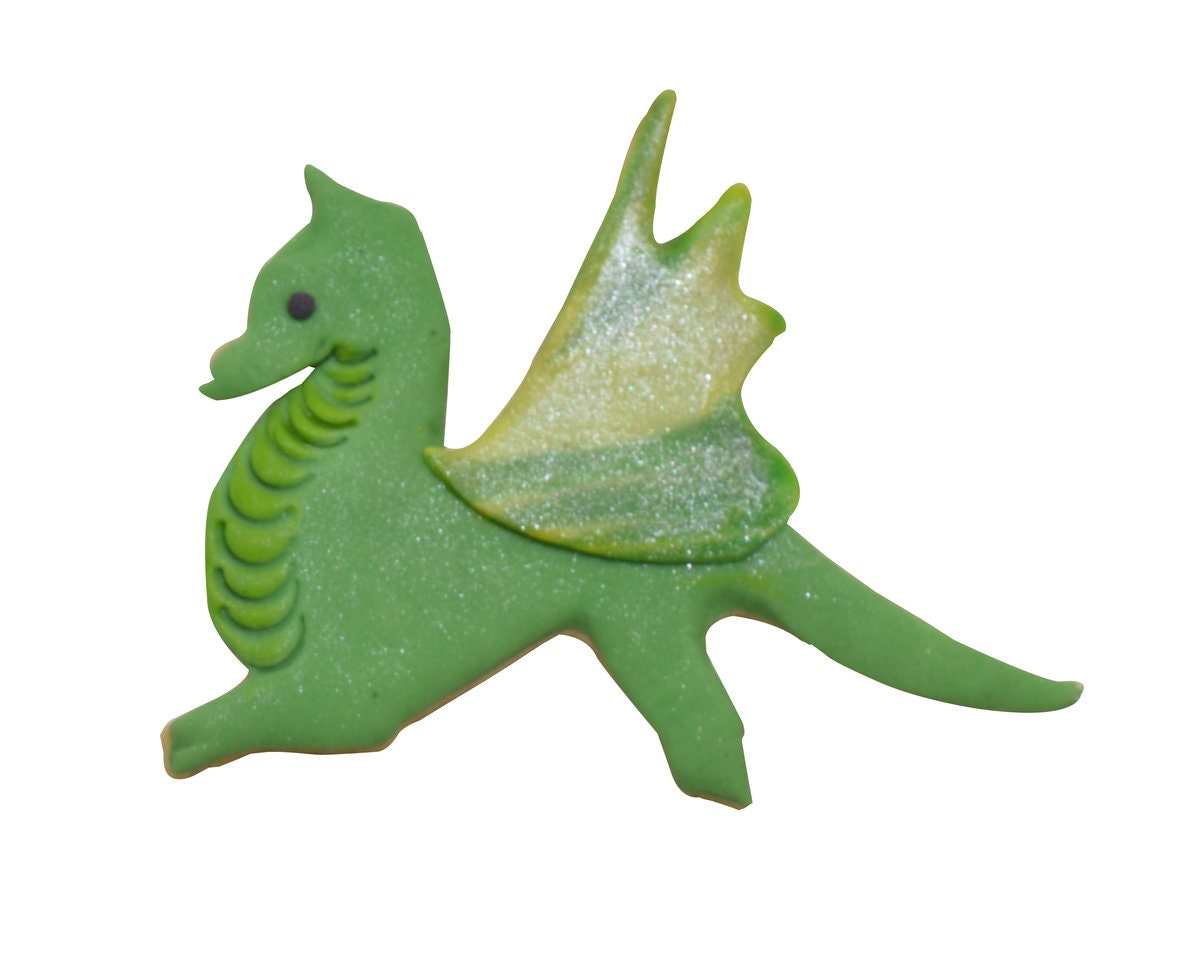 DRAGON Cookie Cutter Metal 4 Inches - Castle Fantasy Fairytale Stencil Fondant