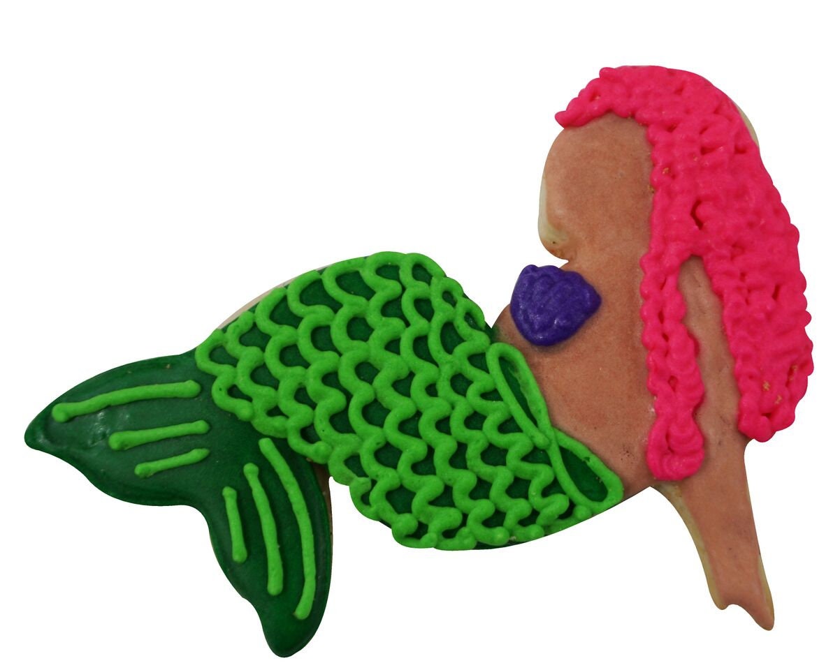 MERMAID Cookie Cutter Metal 3.5 Inches - Swimming Fin Sea Ocean Stencil Fondant Craft Supply