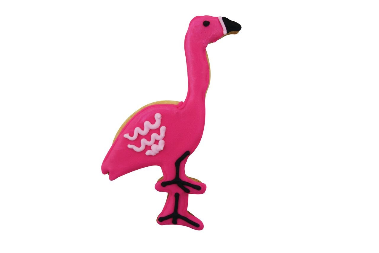 FLAMINGO Cookie Cutter Metal 4 Inches - Animal Pink Bird Zoo Stencil Fondant Craft Supply
