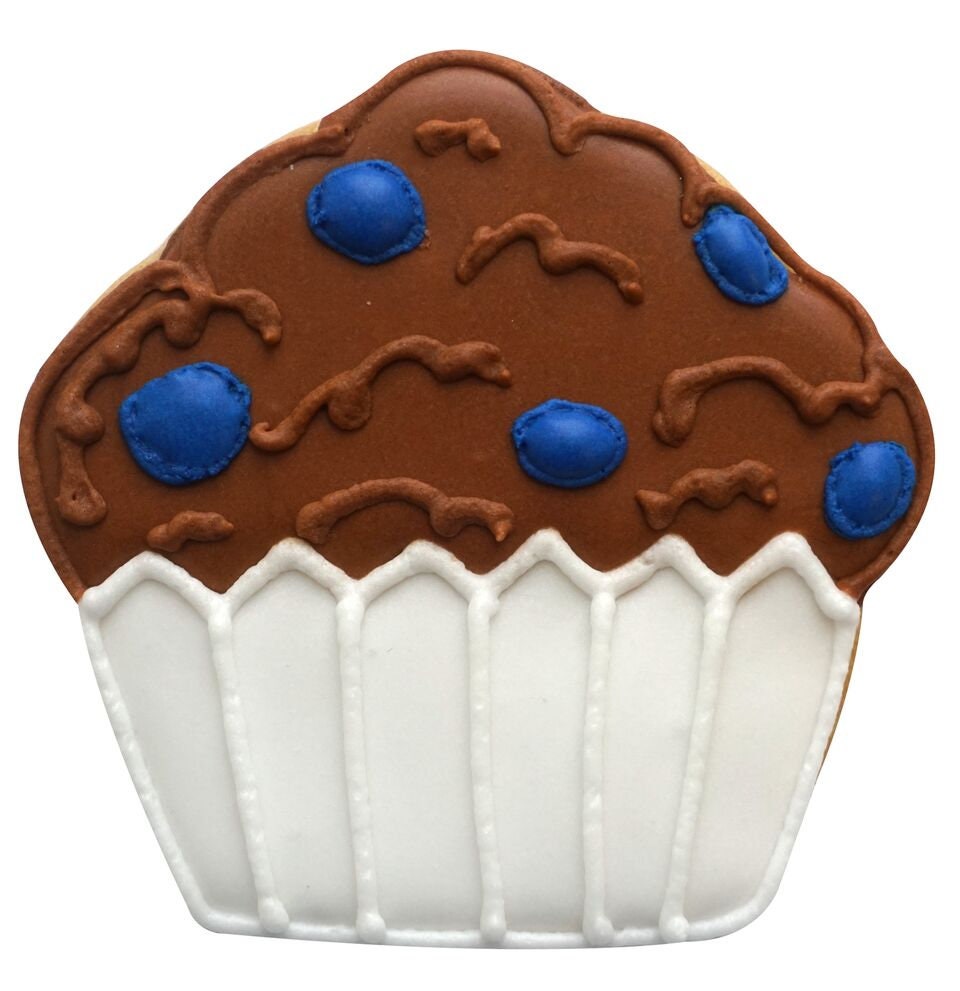 CUPCAKE/MUFFIN Cookie Cutter Metal 3.5 Inches - Birthday Party Icing Cake Stencil Fondant Craft Supply