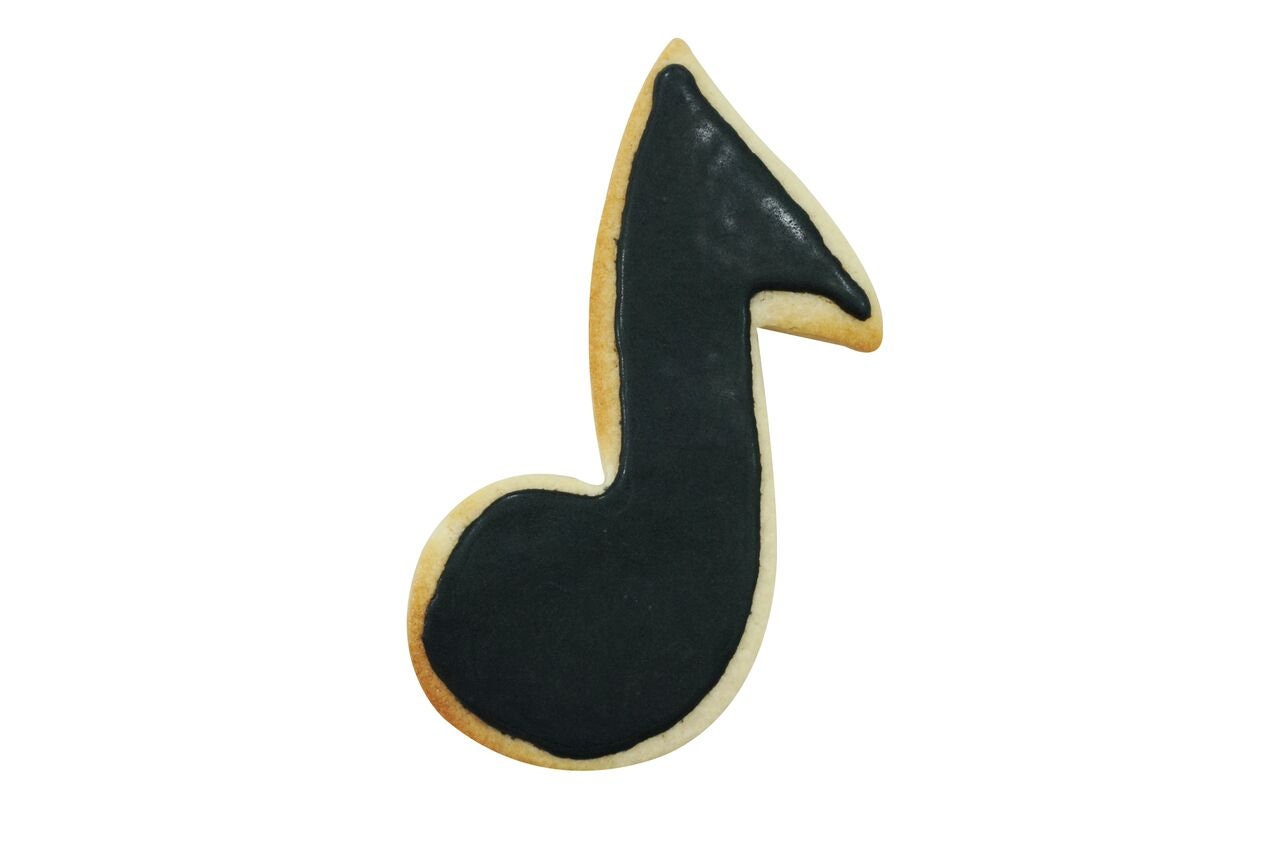 MUSIC NOTE Cookie Cutter Metal 5.5 Inches - Stencil Fondant Musical Clef Band Craft Supply