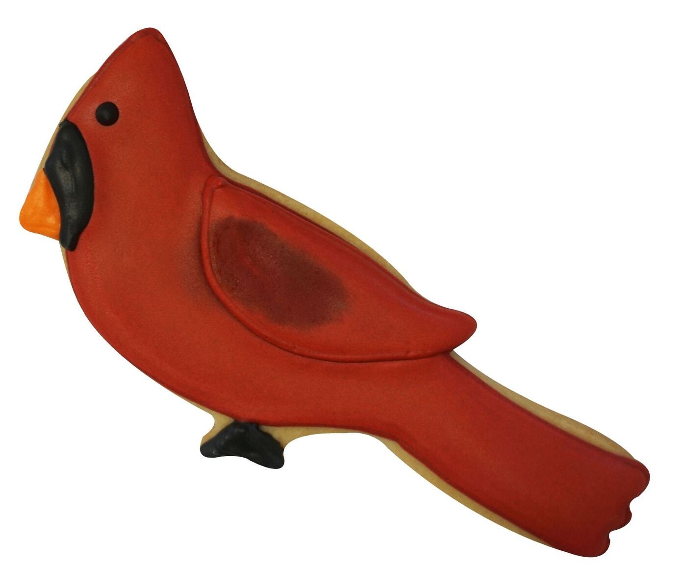 CARDINAL Cookie Cutter Metal 4.5 Inches - Stencil Fondant