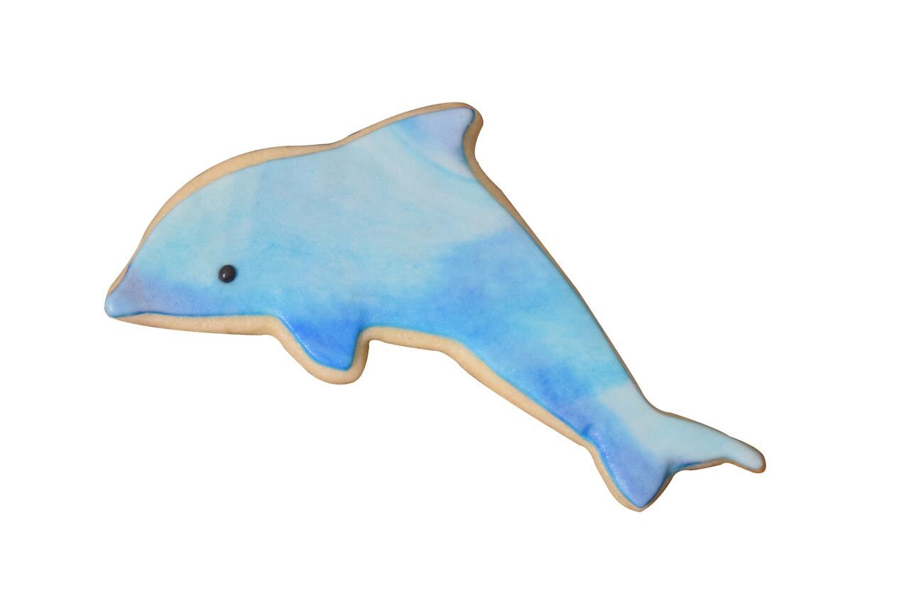 DOLPHIN Cookie Cutter Metal 4.5 Inches - Stencil Fondant